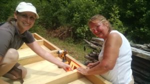 women doing woodworking
