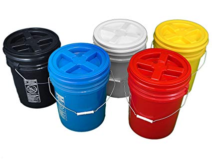 gamma seal buckets for food storage