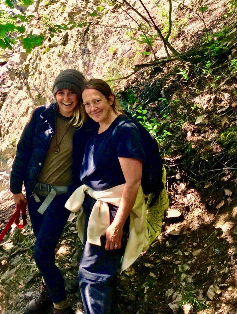 apprentices together on a hike