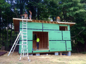 build your own tiny house on skids