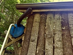 outdoor kitchen idea rainwater catchment