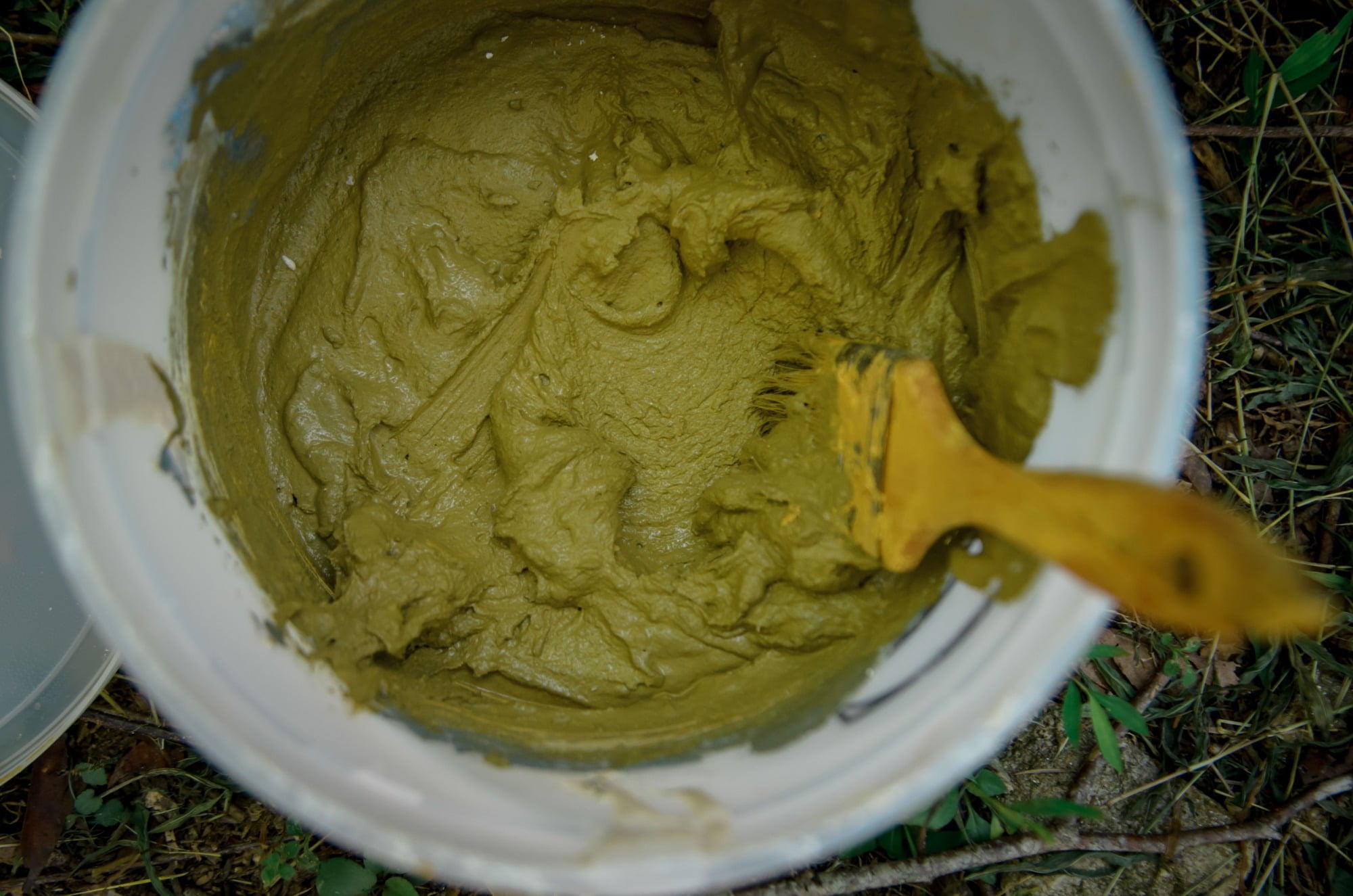 natural earthen paint mixture