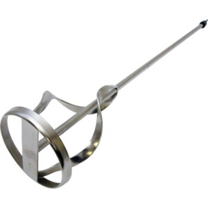 a paint mixer attachment for a drill