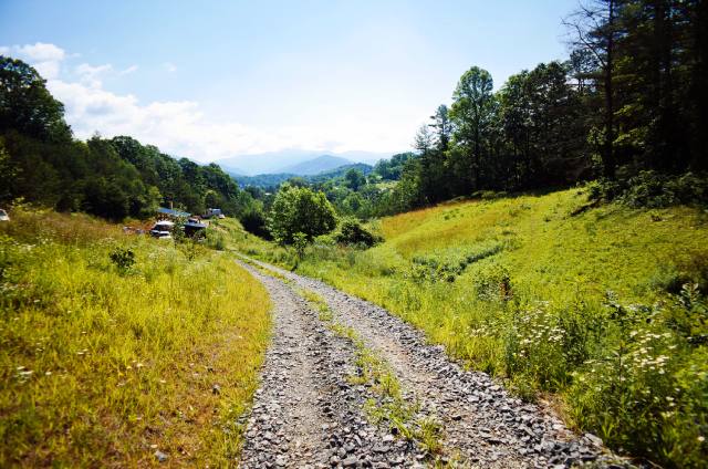 building a gravel road