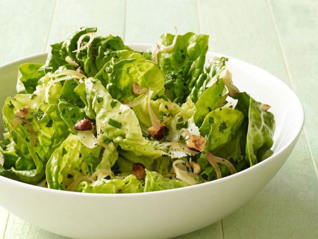 Lettuce salad in a bowl