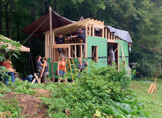 class building a tiny house