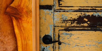 door trim in tiny house