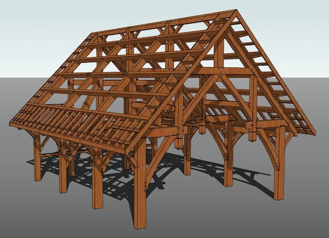 Plans for timber framed building 2023 class