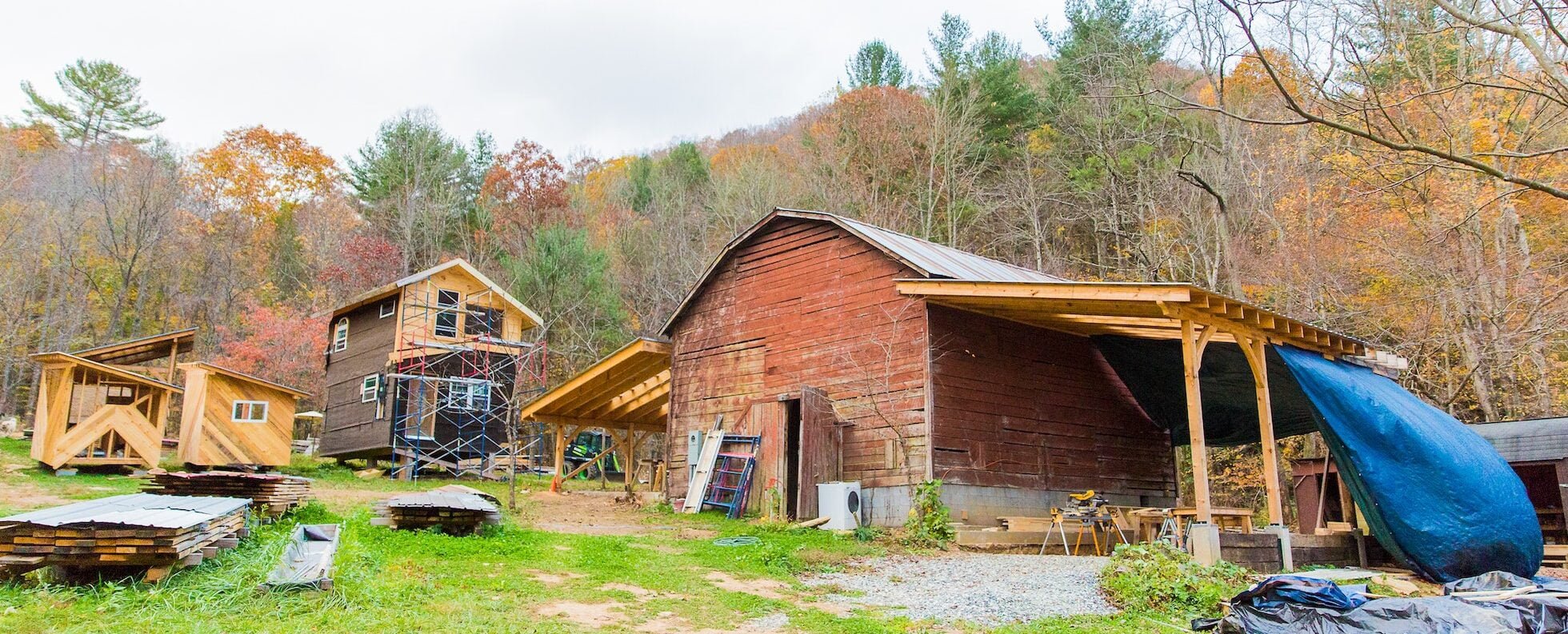 Panorama of the Paint Fork Campus