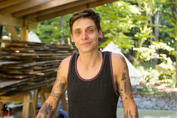 Erica Doud, carpentry instructor at Wild Abundance