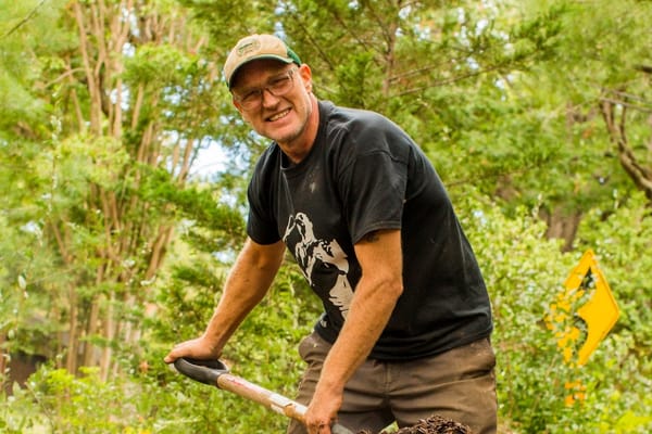 George Brabant, permaculture instructor at Wild Abundance