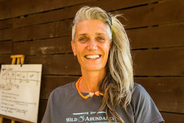 Mana Vermeulen-McLedo, carpentry instructor at Wild Abundance