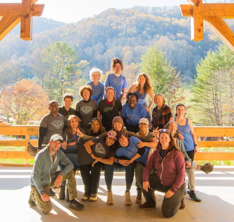 Wild Abundance Students and Teachers attend a weekend carpentry camp